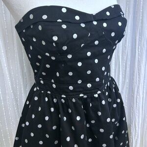 Black Poppy - Polka Dot Party Dress